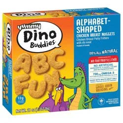 Yummy Whole Grain Alpha Buddies Chicken Breast Nuggets - Frozen - 21oz