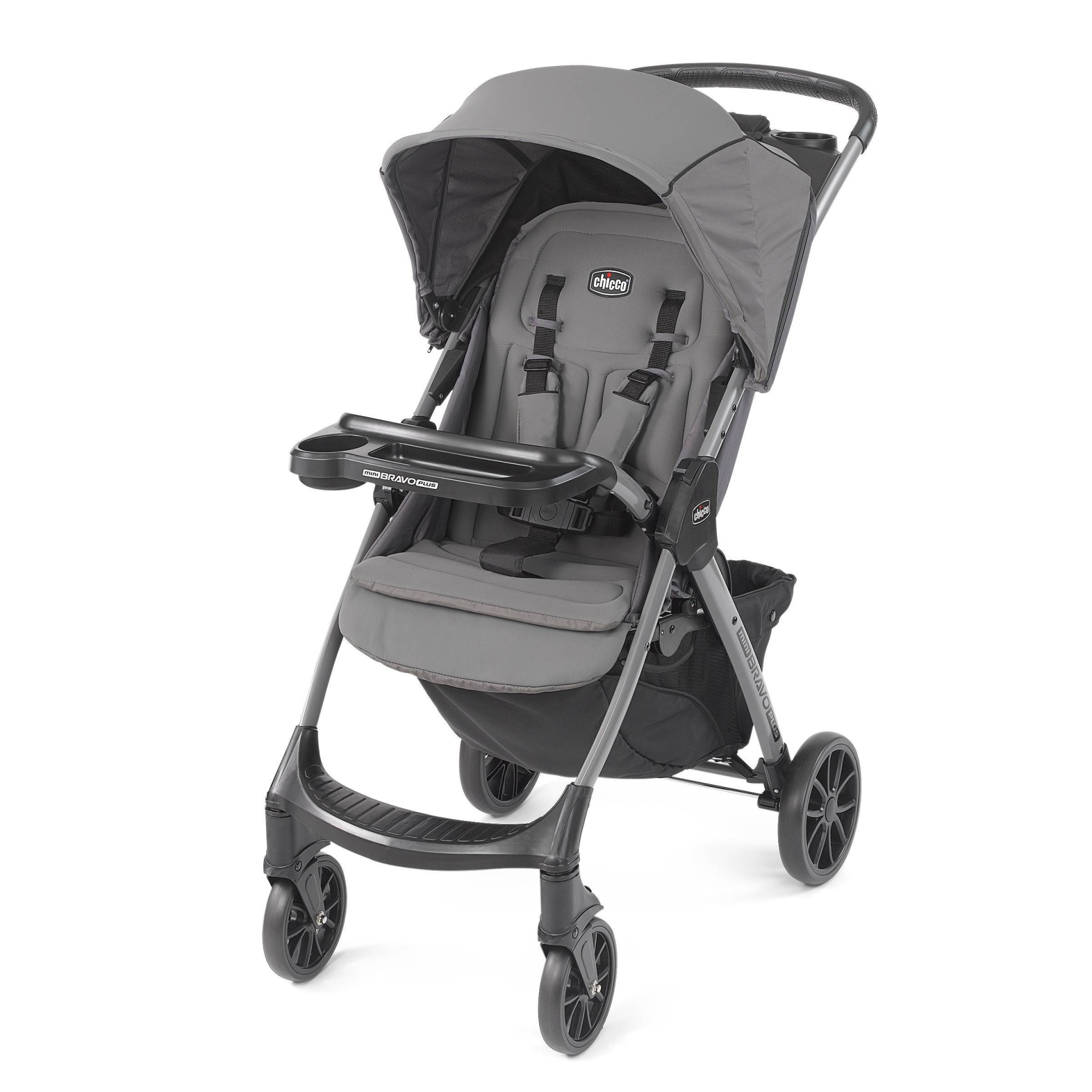 slide 1 of 6, Chicco Mini Bravo Plus Stroller - Graphite, 1 ct