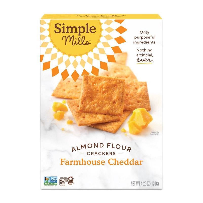 slide 1 of 7, Simple Mills Cheddar - 4.25oz, 4.25 oz