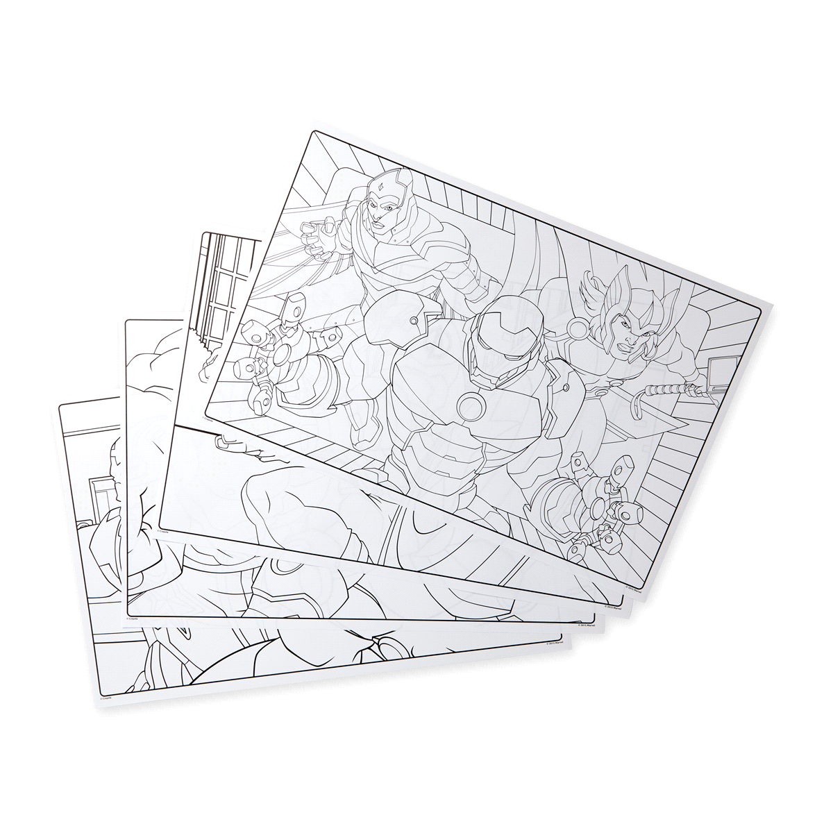 slide 3 of 7, Crayola Avengers Giant Coloring Pages, 1 ct