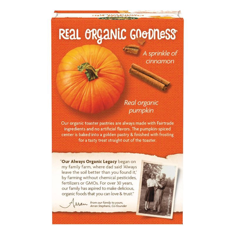 slide 3 of 5, Nature's Path Natures Path Organic Pumpkin Pie Toaster Pastry - 11oz, 11 oz