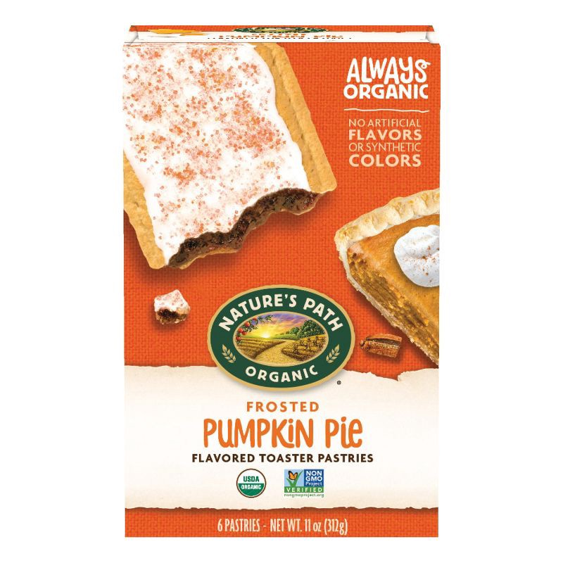 slide 1 of 5, Nature's Path Natures Path Organic Pumpkin Pie Toaster Pastry - 11oz, 11 oz