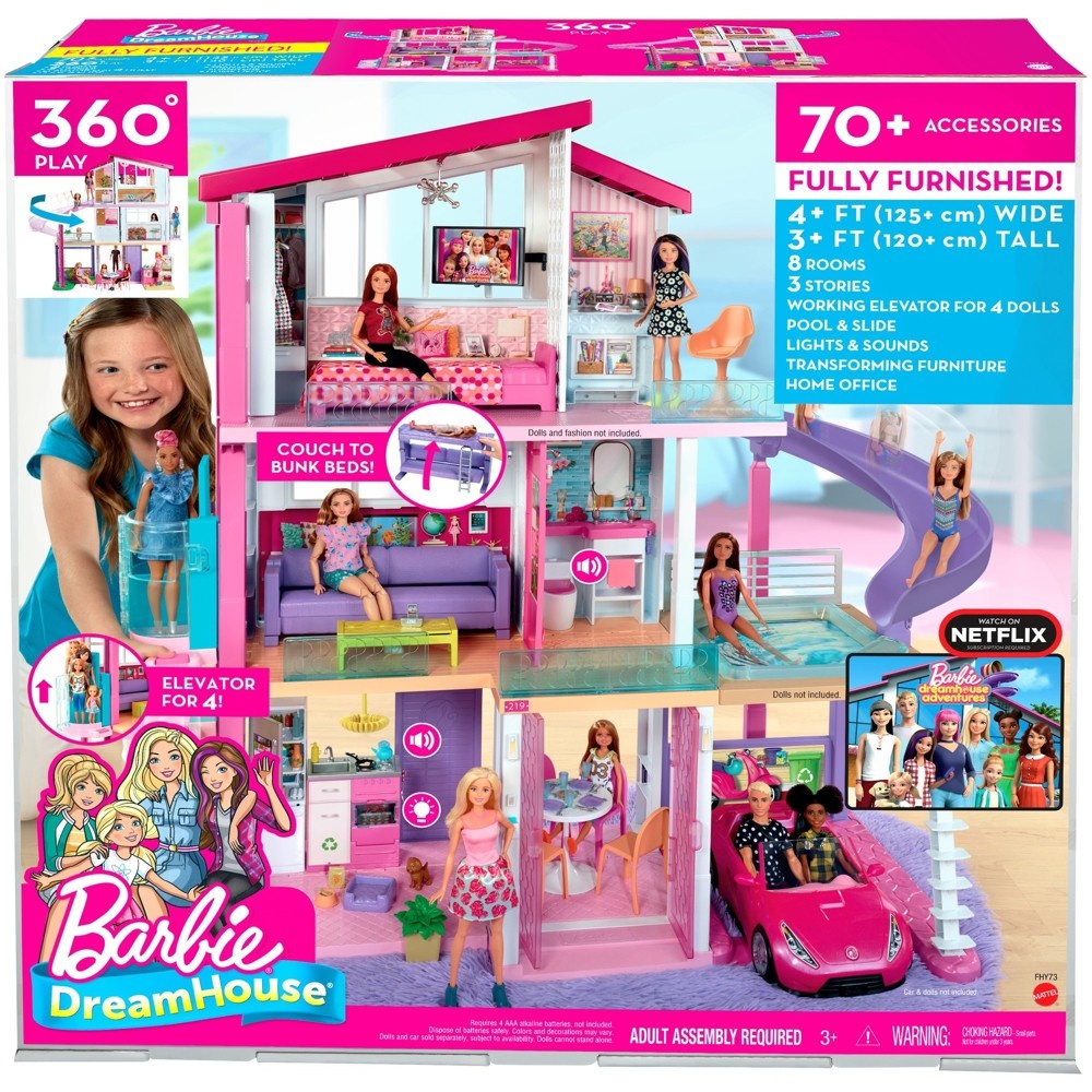 slide 4 of 19, Barbie Dreamhouse Playset, 1 ct