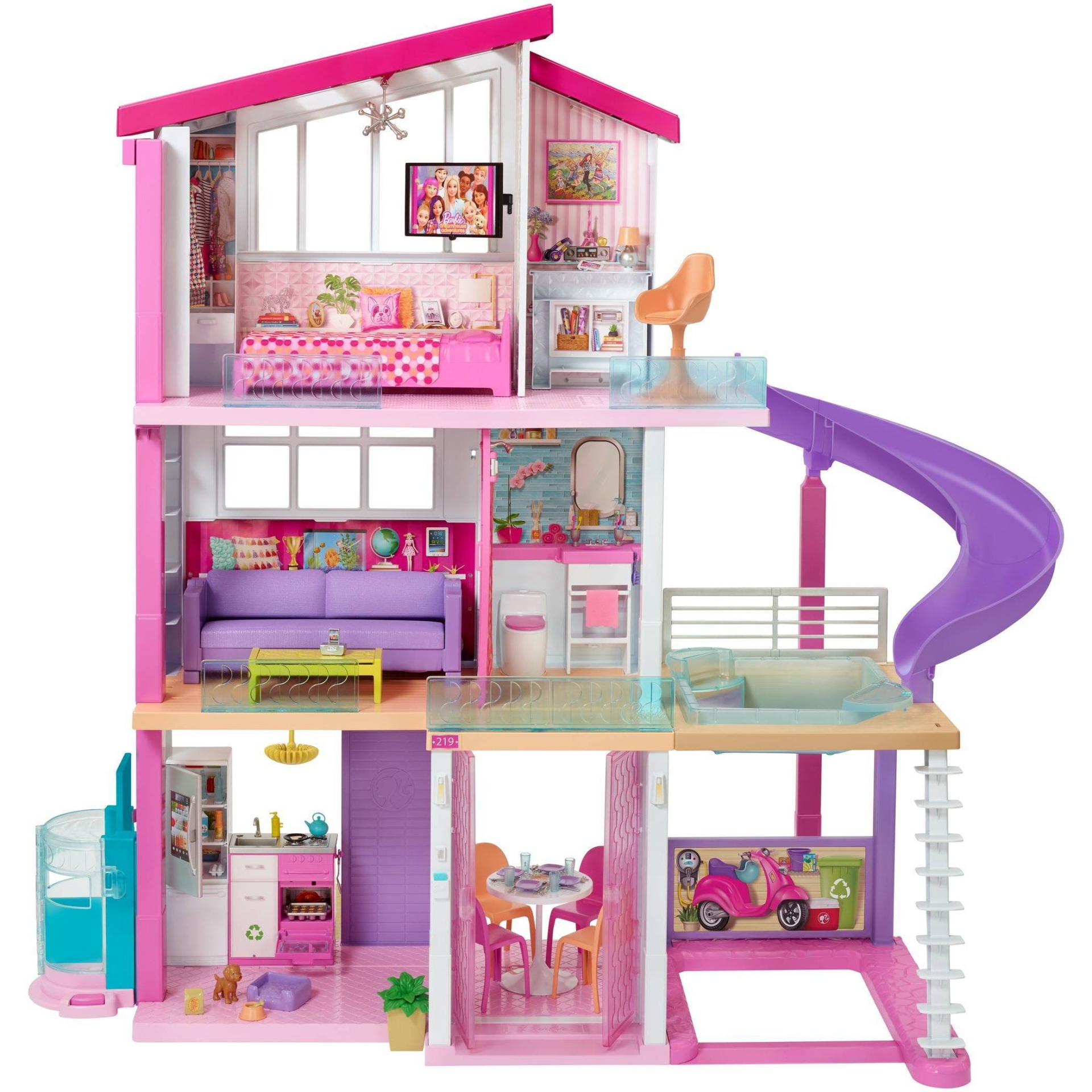 slide 1 of 19, Barbie Dreamhouse Playset, 1 ct