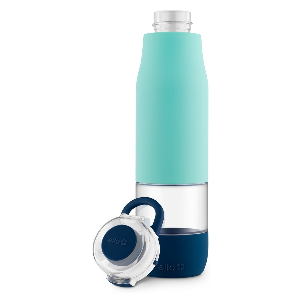 Ello Aura 24oz Glass Hydration Bottle Blue 1 ct