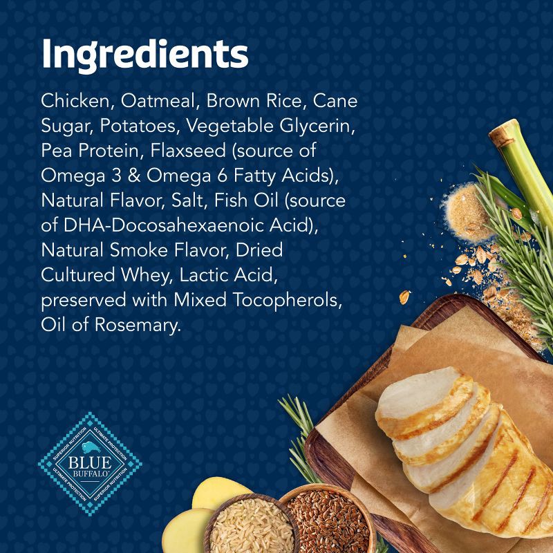 slide 5 of 10, Blue Buffalo Blue Bits Natural Soft-Moist Training Dog Treats with Chicken Recipe - 19oz, 19 oz