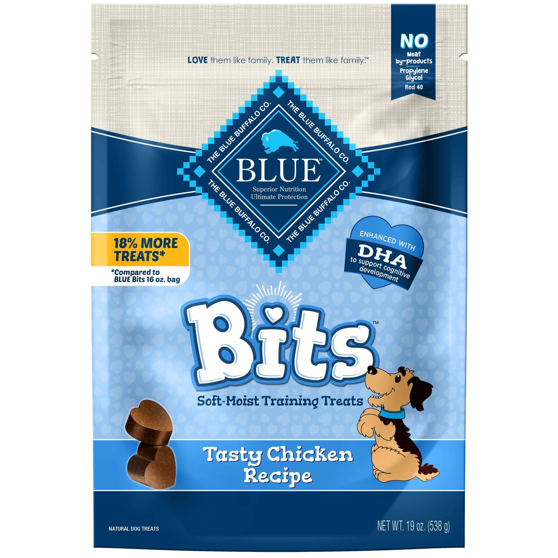slide 1 of 5, Blue Buffalo Bits Tasty Chicken Recipe Dog Treats - 19oz, 19 oz