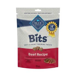Blue Buffalo Bits Natural Soft-Moist Training Dog Treats with Beef Recipe - 19oz