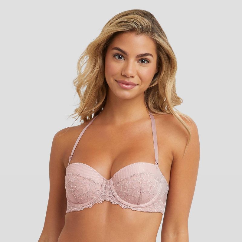 Maidenform Self Expressions Women's Multiway Push-Up Bra SE1102 - Evening  Blush/Sheer Pale Pink 38C 1 ct