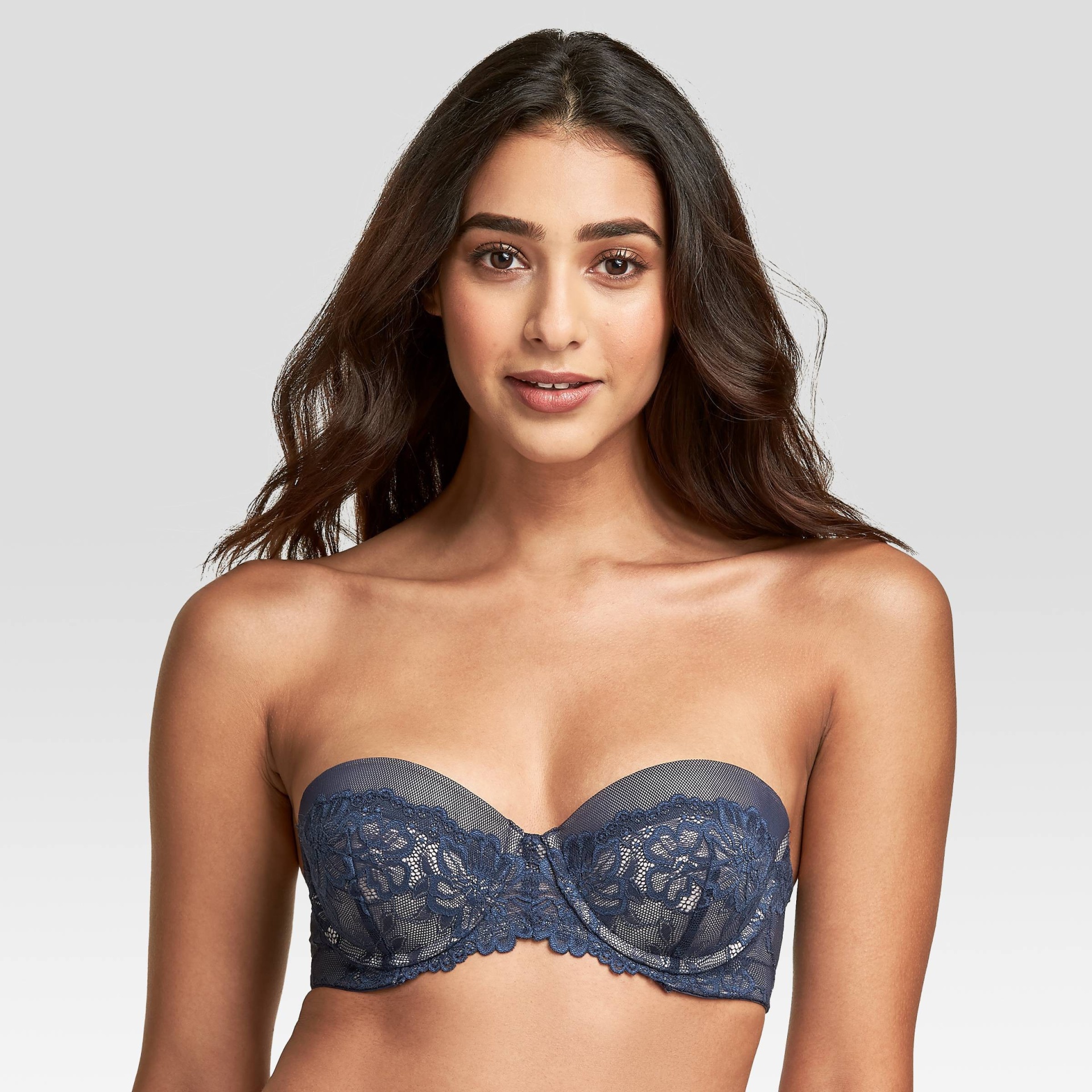 Maidenform Self Expressions Women's Multiway Push-Up Bra SE1102 -  Navy/Gloss 38C