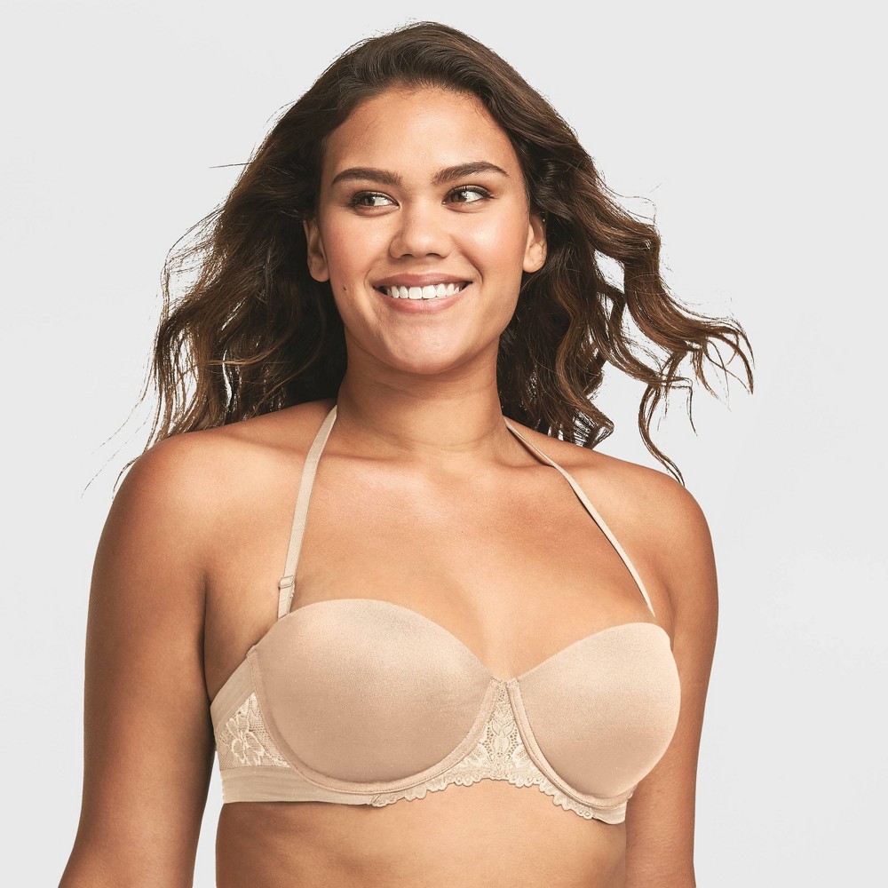 Beige Lace Bra Push On Image & Photo (Free Trial)