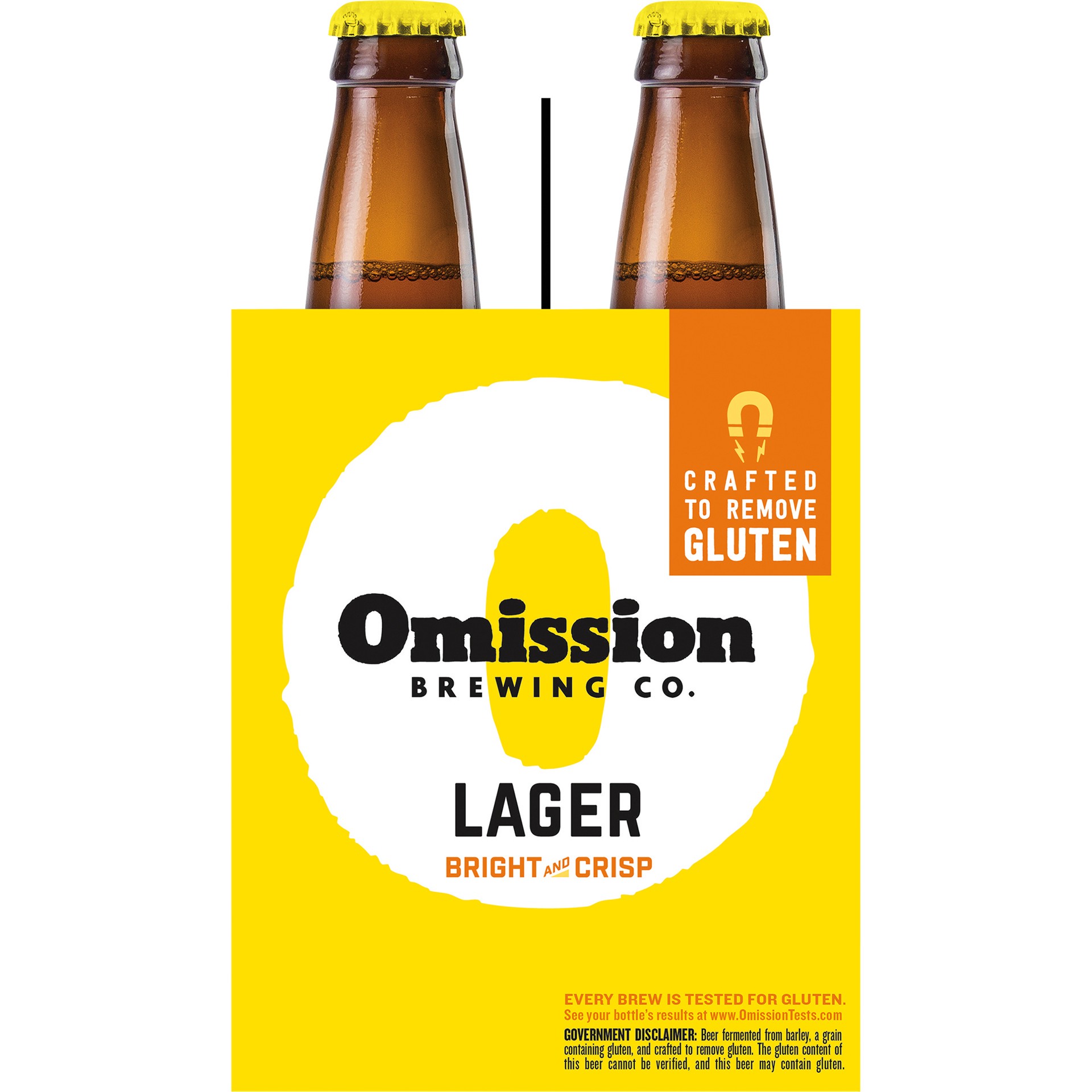 slide 4 of 4, Omission Brewing Co. Lager 6 ea, 6 ct; 12 oz