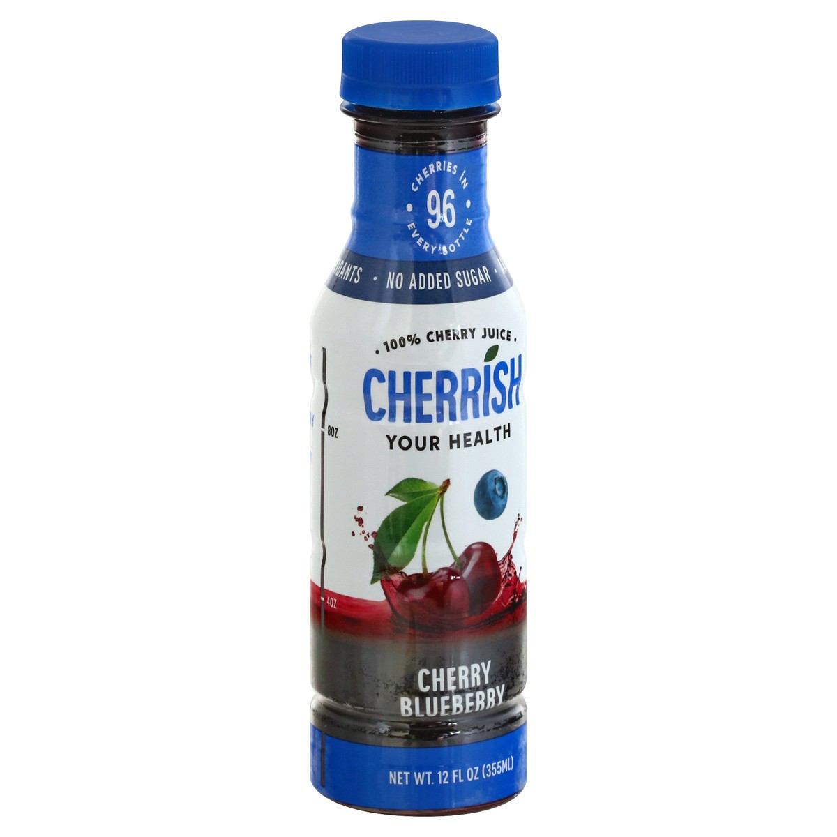 slide 3 of 9, Cherrish Your Health Tart Cherry Blueberry Juice - 12 oz, 12 oz