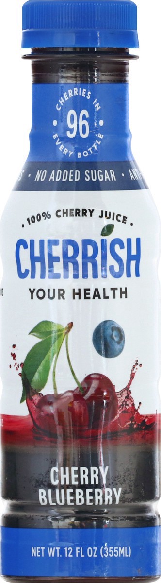 slide 9 of 9, Cherrish Your Health Tart Cherry Blueberry Juice - 12 oz, 12 oz