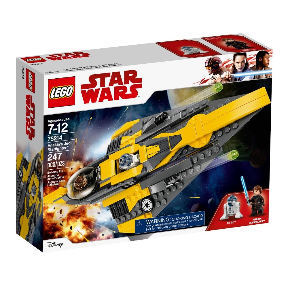 slide 3 of 6, LEGO Star Wars Anakin's Jedi Starfighter 75214, 1 ct