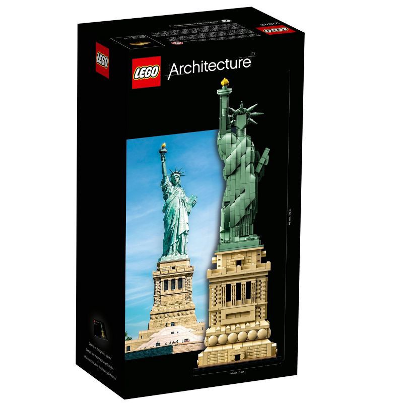 slide 3 of 7, LEGO Architecture Statue of Liberty Model Building Set 21042, 1 ct