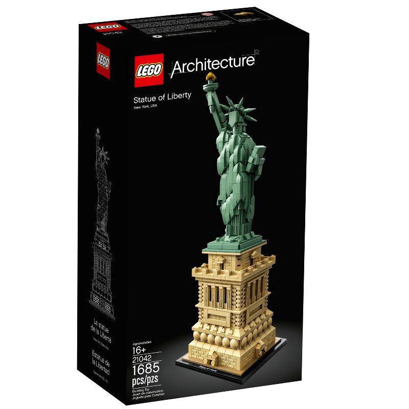 slide 5 of 7, LEGO Architecture Statue of Liberty Model Building Set 21042, 1 ct