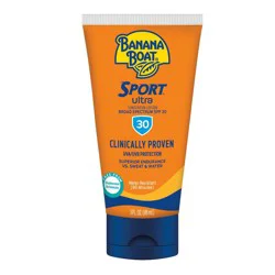 Banana Boat Ultra Sport Sunscreen Lotion - SPF 30 - 3 fl oz: Face & Body Sun Protection, Avobenzone, Fresh Scent