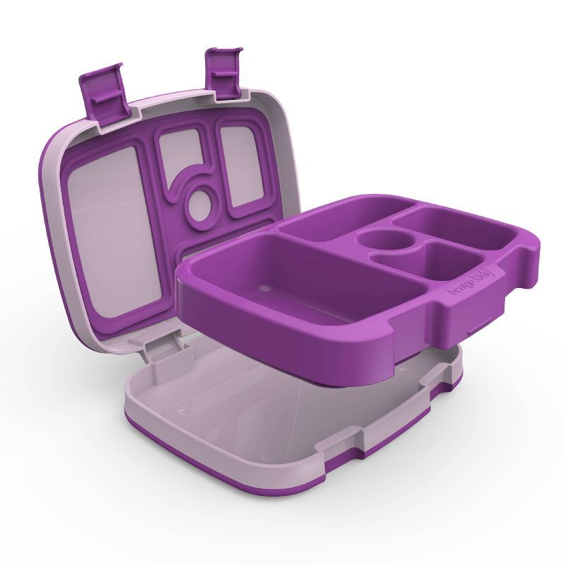 slide 5 of 7, Bentgo Kids' Brights Leakproof, 5 Compartment Bento-Style Kids' Lunch Box - Purple, 1 ct