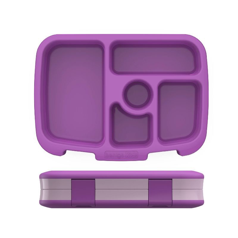 slide 6 of 7, Bentgo Kids' Brights Leakproof, 5 Compartment Bento-Style Kids' Lunch Box - Purple, 1 ct