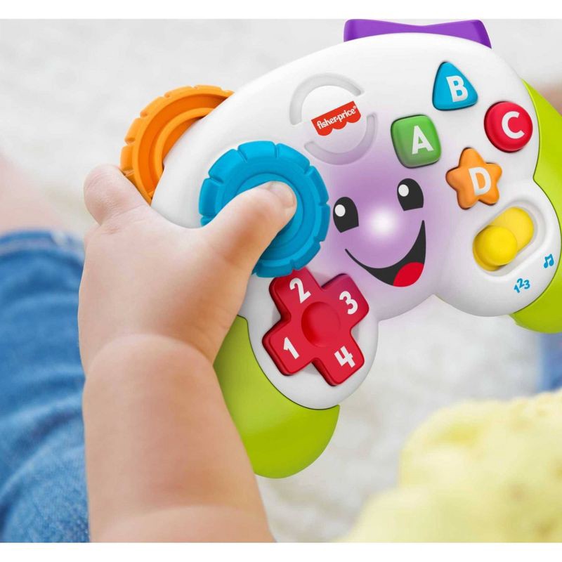 slide 3 of 6, Laugh & Learn Fisher-Price Laugh and Learn Game and Learn Controller, 1 ct