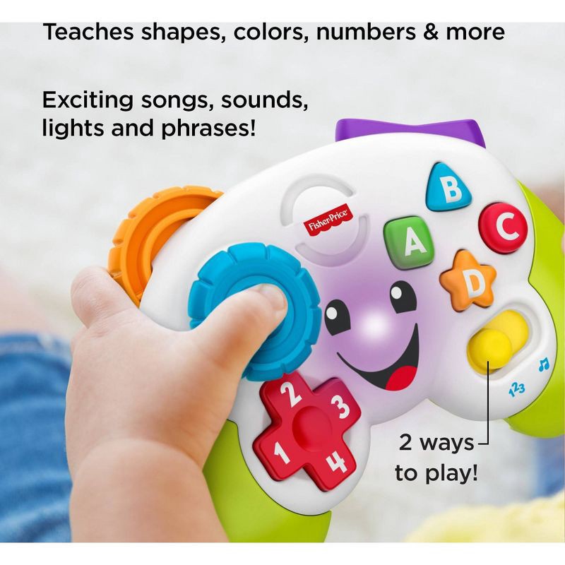 slide 3 of 6, Laugh & Learn Fisher-Price Laugh and Learn Game and Learn Controller, 1 ct