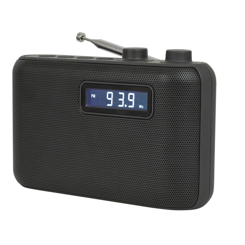 slide 3 of 5, JENSEN Portable AM/FM Digital Radio - Black (SR-50), 1 ct