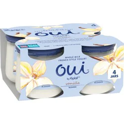 Oui by Yoplait Vanilla Flavored French Style Yogurt - 4ct/5oz Jars