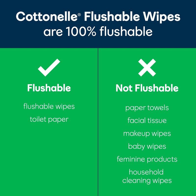 slide 10 of 11, Cottonelle GentlePlus Flushable Wipes - 2pk/42ct, 2 ct, 42 ct