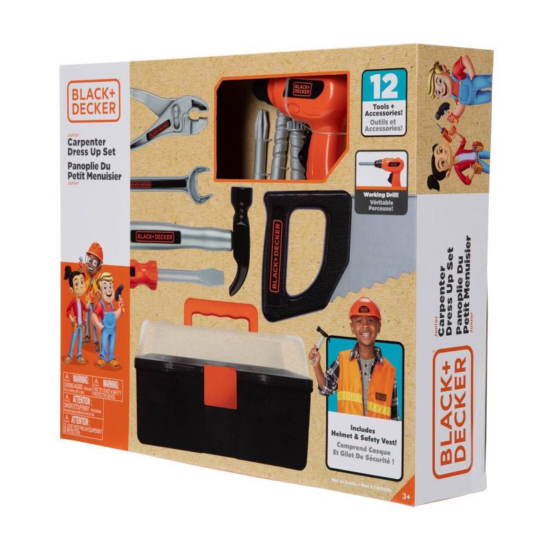 slide 5 of 6, BLACK+DECKER Junior Carpenter Dress Up Set - 12pc, 12 ct