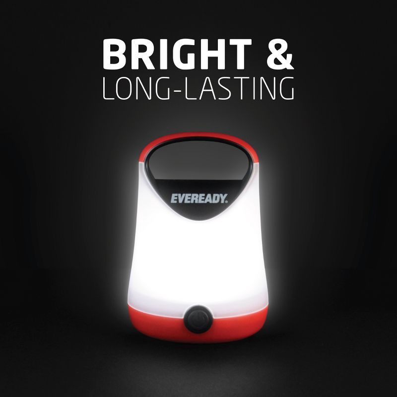 slide 4 of 7, Eveready LED Compact Lantern Portable Camp Lights: Water-Resistant, 250 Lumens, 100-Hour Run Time, Battery-Powered, 1 ct