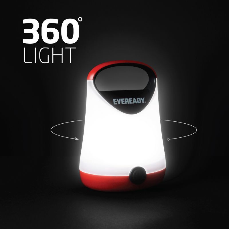 slide 6 of 7, Eveready LED Compact Lantern Portable Camp Lights: Water-Resistant, 250 Lumens, 100-Hour Run Time, Battery-Powered, 1 ct