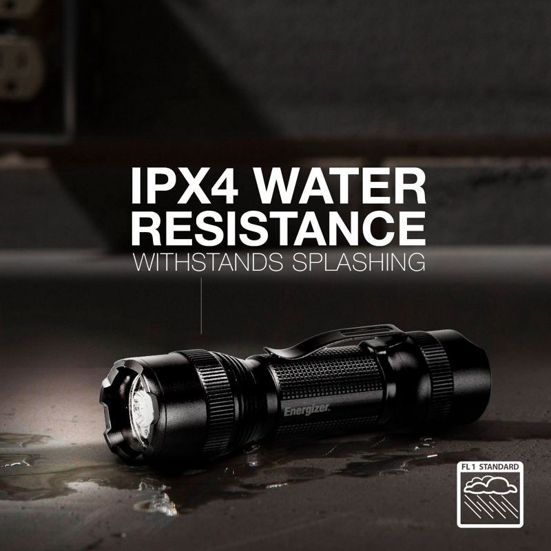 slide 6 of 10, Energizer LED Vision HD Performance Tactical FlashLight: Metal, Impact & Water-Resistant, 700 Lumens, CR123 Battery Included, 1 ct