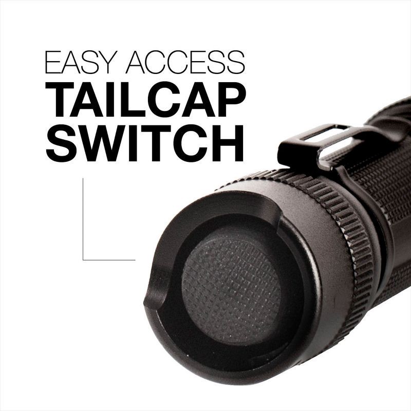 slide 8 of 10, Energizer LED Vision HD Performance Tactical FlashLight: Metal, Impact & Water-Resistant, 700 Lumens, CR123 Battery Included, 1 ct