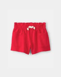 Carter's Toddler Girl French Terry Shorts - Red - 3T