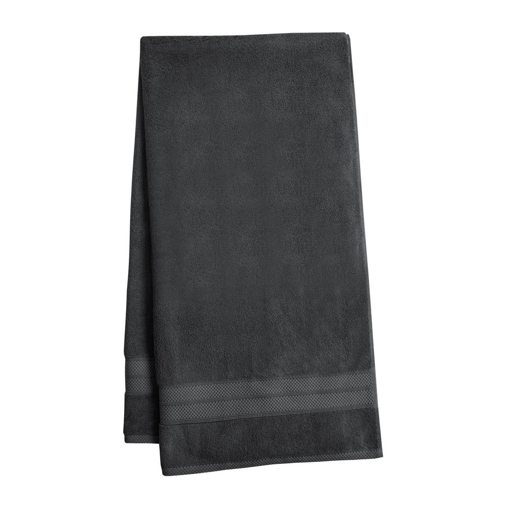 slide 1 of 1, Modavari Turkish Bath Towel - Dark Gray, 1 ct