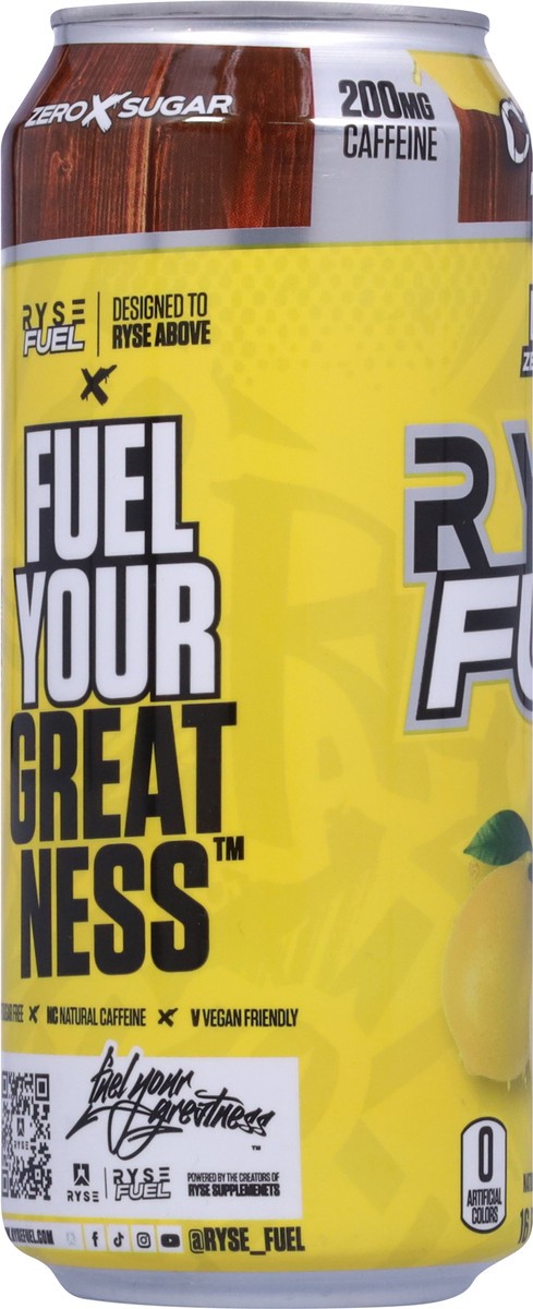 slide 9 of 13, RYSE Fuel Country Time Zero Sugar Lemonade Energy Drink 16 fl oz, 16 fl oz
