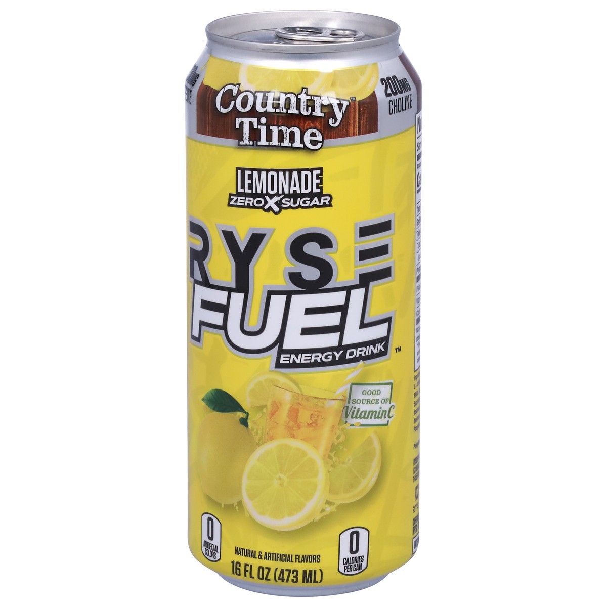 slide 4 of 13, RYSE Fuel Country Time Zero Sugar Lemonade Energy Drink 16 fl oz, 16 fl oz