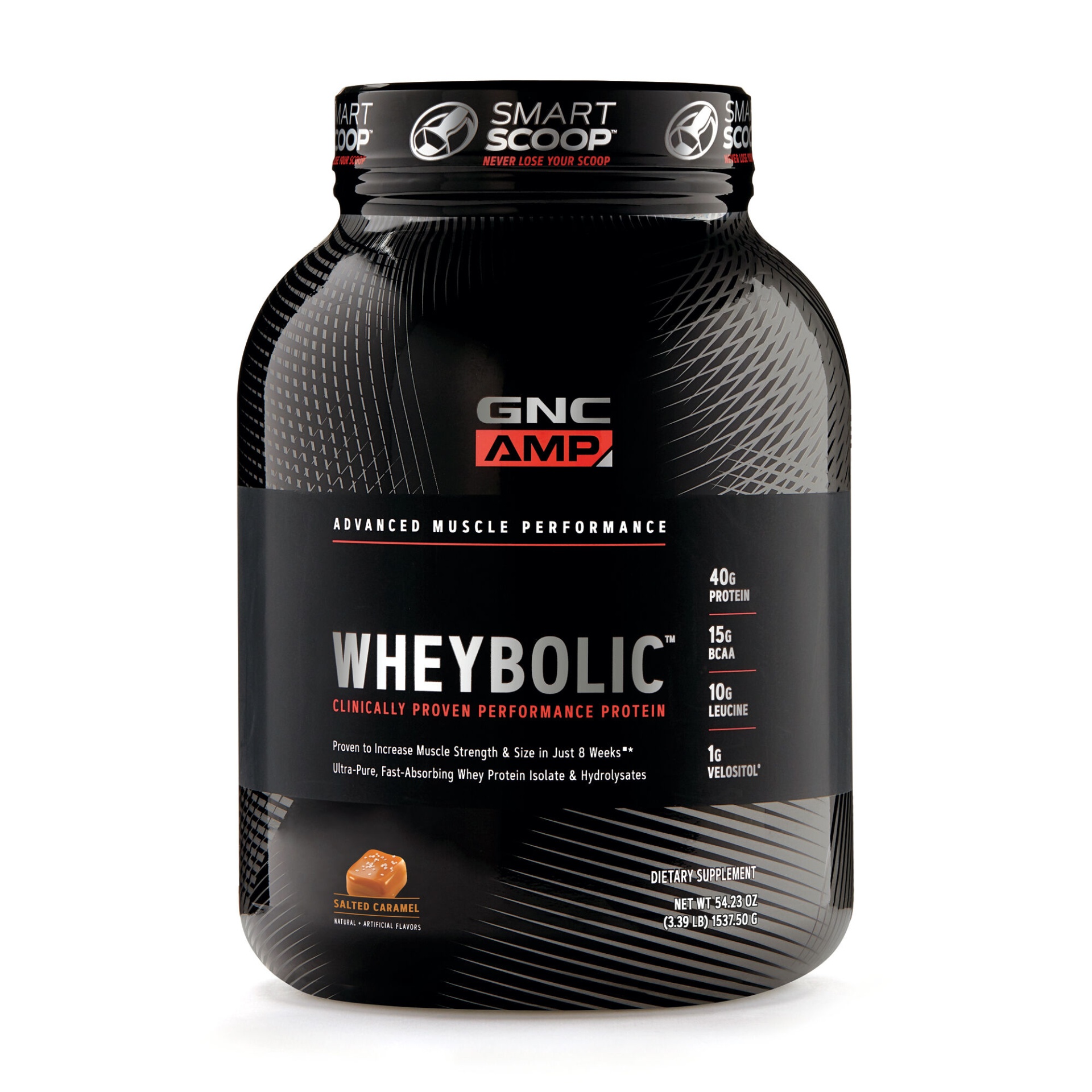 slide 1 of 1, GNC AMP Wheybolic - Salted Caramel, 1 ct