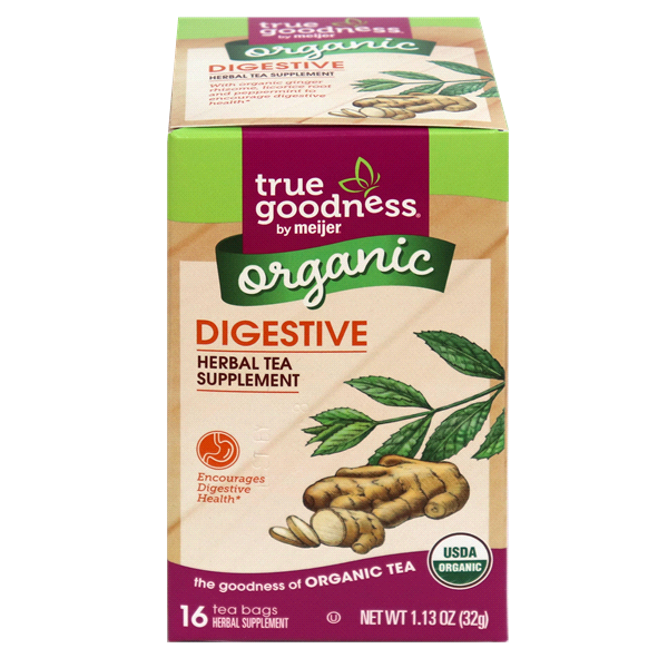 slide 1 of 5, True Goodness Organic Digestive Tea, 1.13 oz