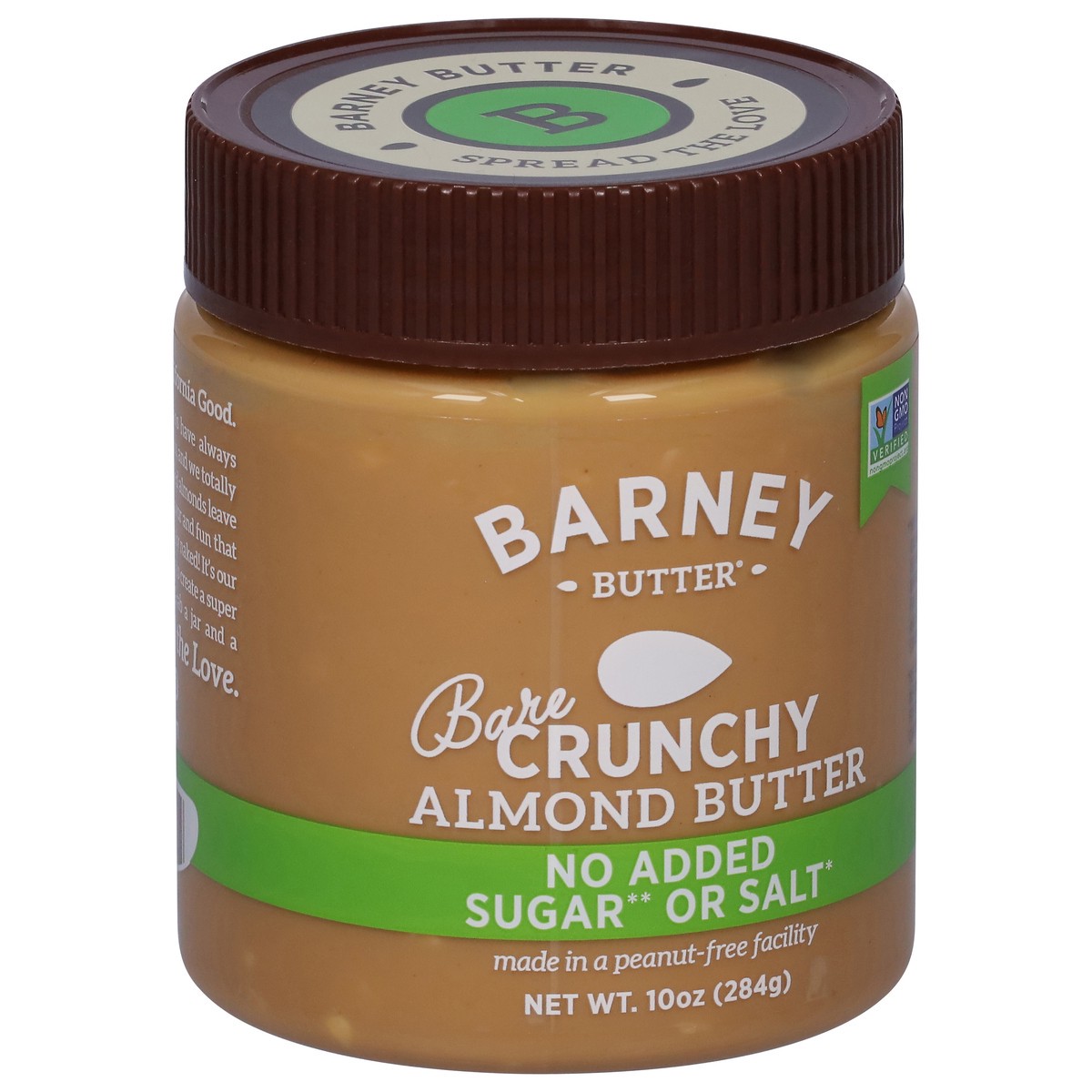 slide 2 of 9, Barney Bare Crunchy Almond Butter 10 oz, 10 oz