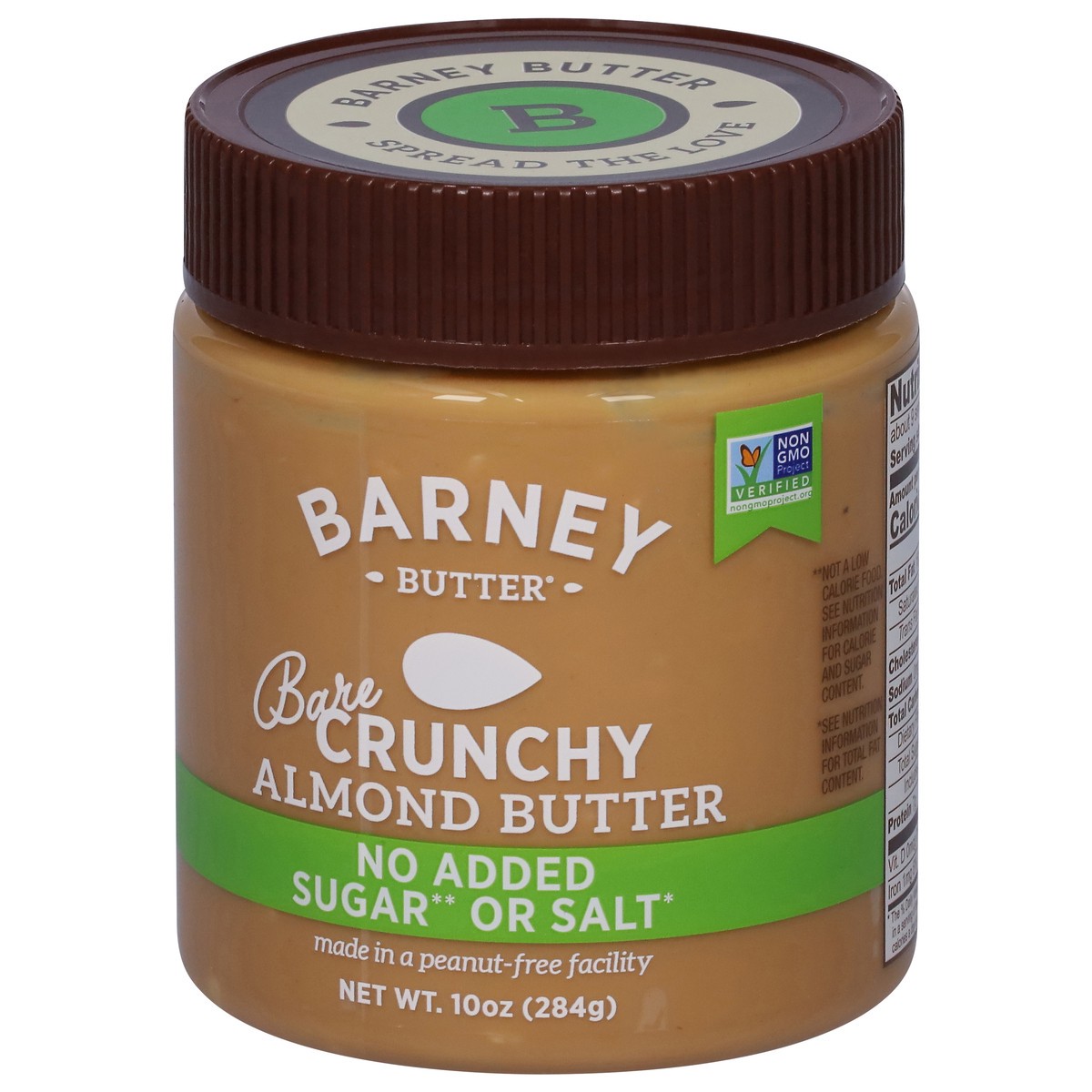 slide 3 of 9, Barney Bare Crunchy Almond Butter 10 oz, 10 oz