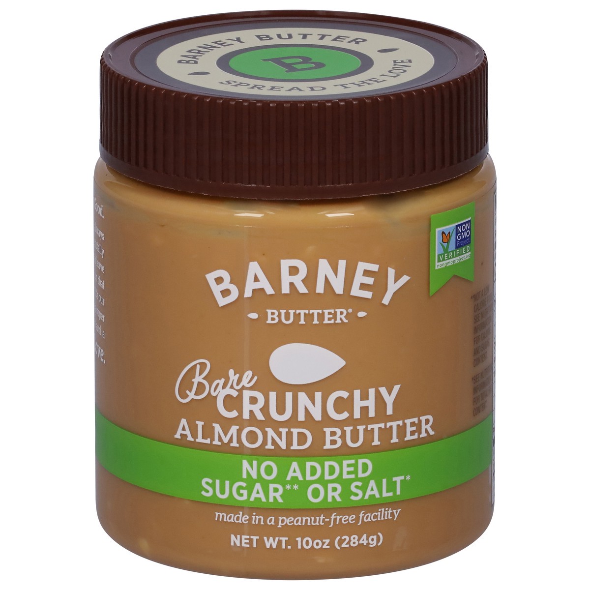 slide 1 of 9, Barney Bare Crunchy Almond Butter 10 oz, 10 oz