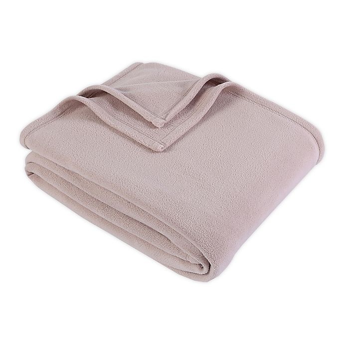 slide 1 of 1, Berkshire Blanket Original Microfleece Twin Blanket - Mocha, 1 ct