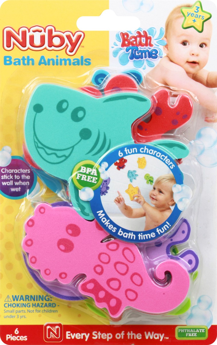 slide 6 of 11, Nuby Bath Time Bath Animals 1 ea, 1 ct