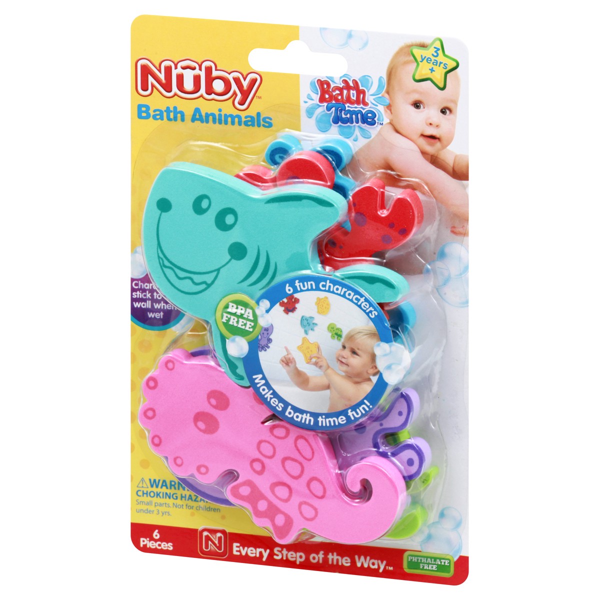 slide 8 of 11, Nuby Bath Time Bath Animals 1 ea, 1 ct