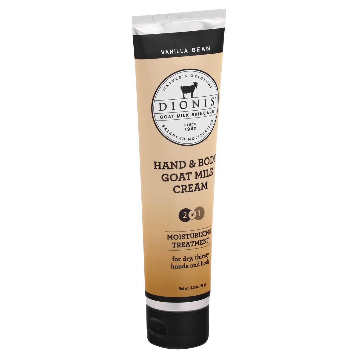 slide 2 of 9, Dionis Goat Milk Vanilla Bean Hand & Body Cream 3.3 oz, 3.3 oz