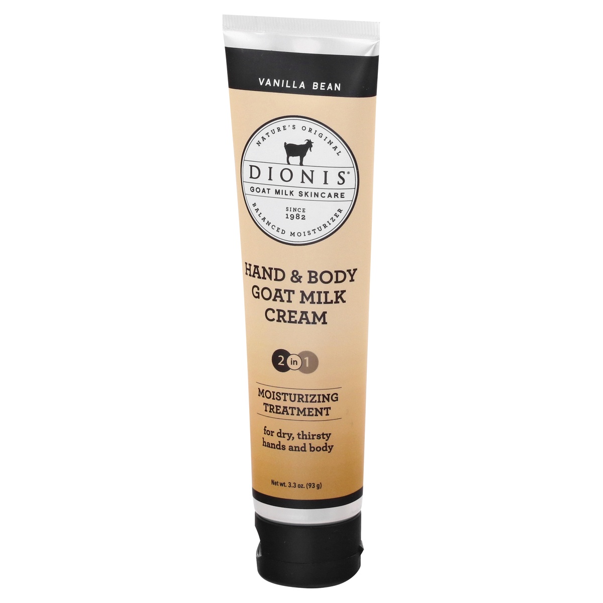 slide 3 of 9, Dionis Goat Milk Vanilla Bean Hand & Body Cream 3.3 oz, 3.3 oz