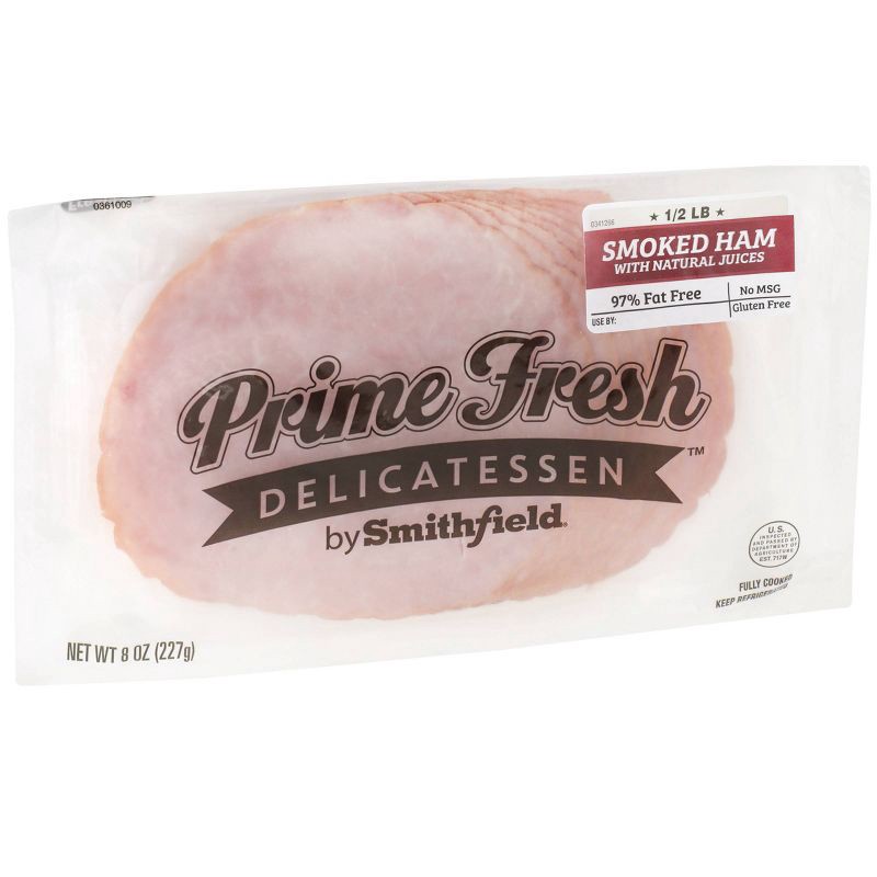 slide 2 of 4, Prime Fresh Delicatessen Prime Fresh Smoked Ham Lunchmeat - 8oz, 8 oz