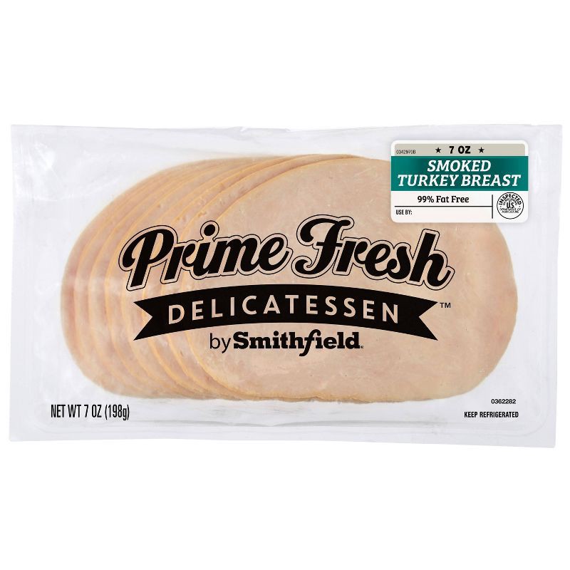 slide 1 of 3, Prime Fresh Delicatessen Prime Fresh Smoked Turkey Breast - 7oz, 7 oz